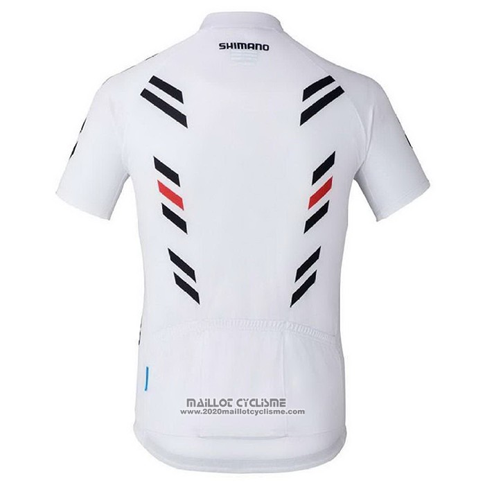 2021 Maillot Cyclisme Shimano Jaune Manches Courtes et Cuissard