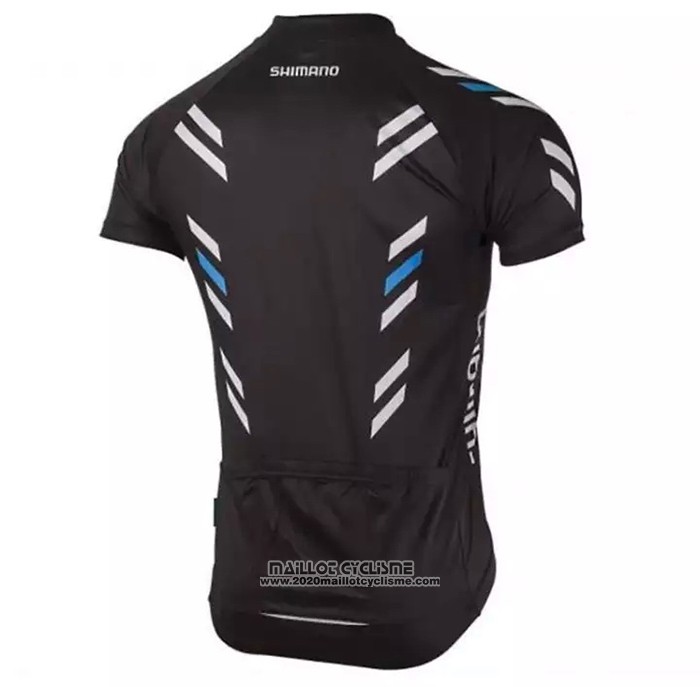 2021 Maillot Cyclisme Shimano Noir Manches Courtes et Cuissard