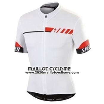 2015 Maillot Ciclismo Specialized Blanc Manches Courtes et Cuissard