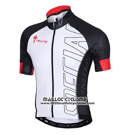 2015 Maillot Ciclismo Specialized Noir et Blanc Manches Courtes et Cuissard