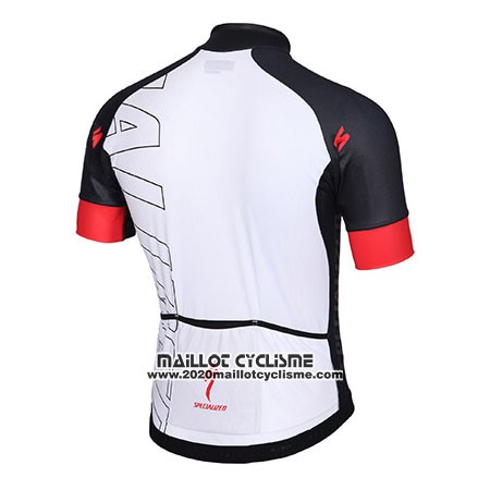 2015 Maillot Ciclismo Specialized Noir et Blanc Manches Courtes et Cuissard