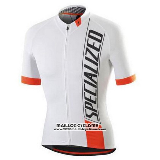 2015 Maillot Ciclismo Specialized Rouge Blanc Manches Courtes et Cuissard