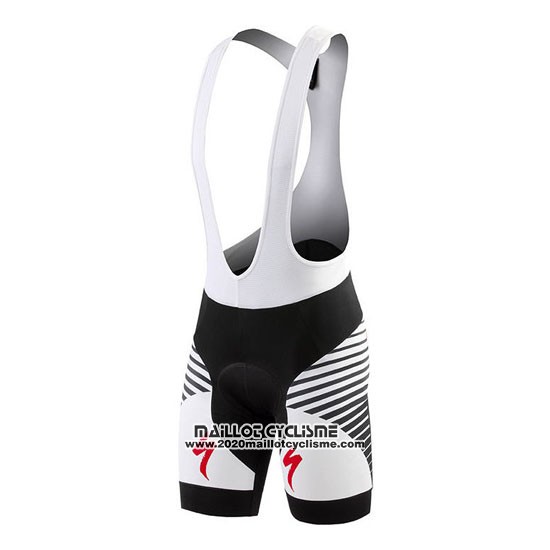 2016 Maillot Ciclismo Specialized Gris et Blanc Manches Courtes et Cuissard