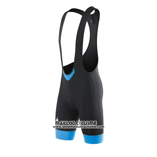 2016 Maillot Ciclismo Specialized Noir Blanc Bleu Manches Courtes et Cuissard