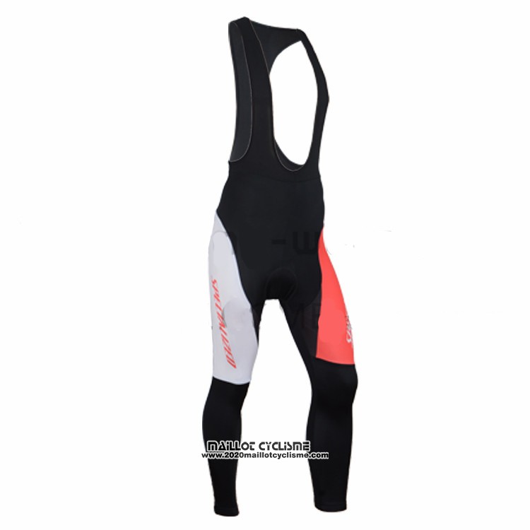 2016 Maillot Ciclismo Specialized Noir et Orange Manches Longues et Cuissard