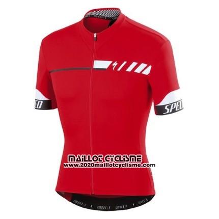 2016 Maillot Ciclismo Specialized Profond Rouge Manches Courtes et Cuissard