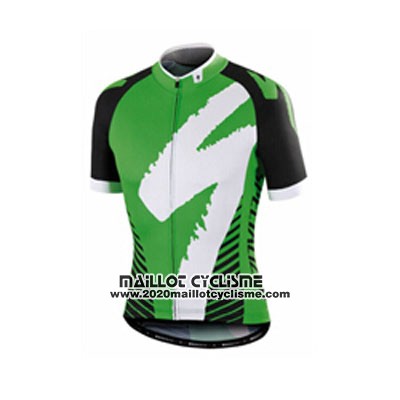 2016 Maillot Ciclismo Specialized Vert Manches Courtes et Cuissard
