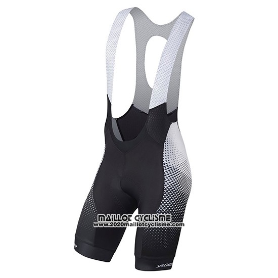 2018 Maillot Ciclismo Specialized Noir Gris Jaune Manches Courtes et Cuissard