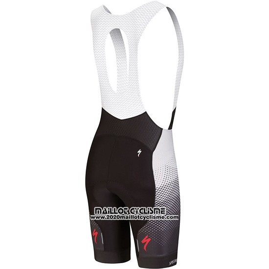 2018 Maillot Ciclismo Specialized Noir Gris Rose Manches Courtes et Cuissard