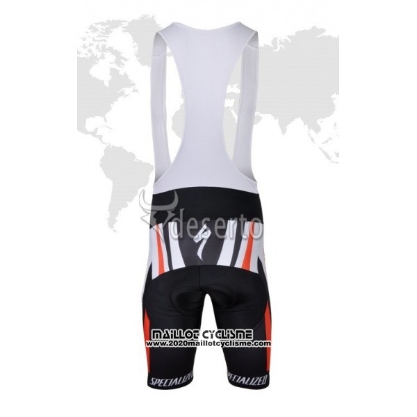 2018 Maillot Ciclismo Specialized Rouge Blanc Manches Courtes et Cuissard