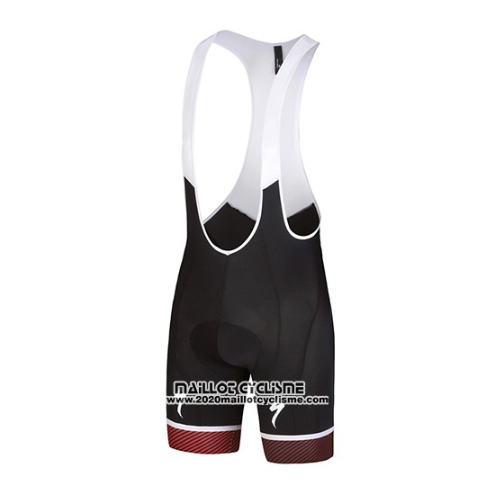 2018 Maillot Ciclismo Specialized Violet Rouge Manches Courtes et Cuissard