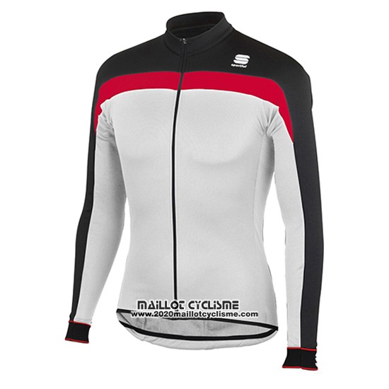 2016 Maillot Ciclismo Sportful Blanc Manches Longues et Cuissard