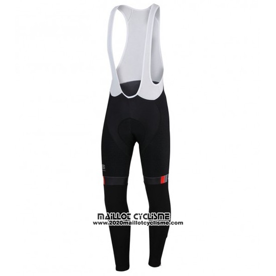 2016 Maillot Ciclismo Sportful Blanc et Rouge Manches Longues et Cuissard