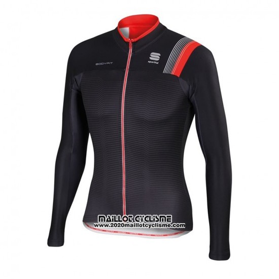 2016 Maillot Ciclismo Sportful Noir Manches Longues et Cuissard