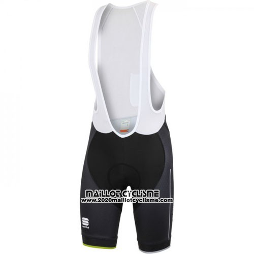 2016 Maillot Ciclismo Sportful Noir Vert Manches Courtes et Cuissard