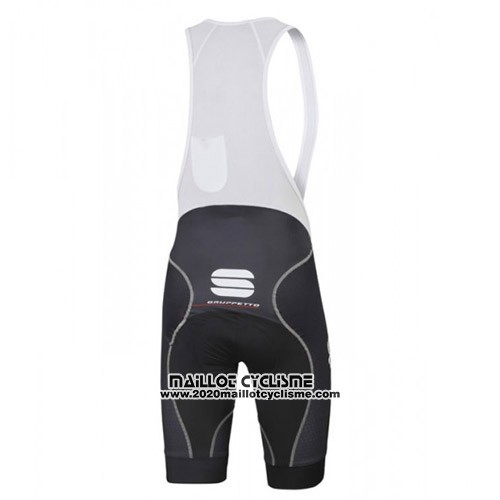 2016 Maillot Ciclismo Sportful Noir et Vert Manches Courtes et Cuissard