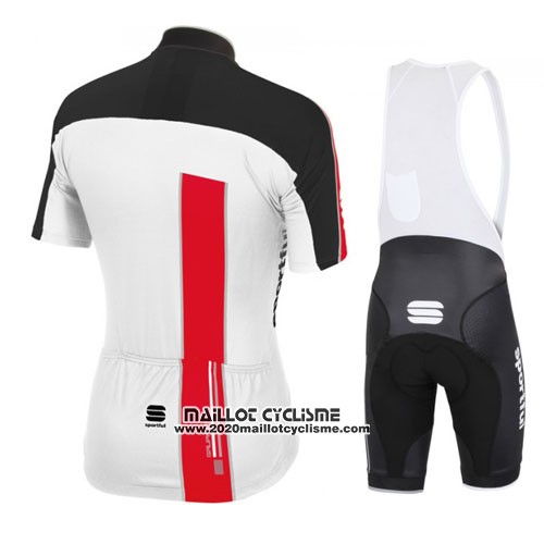 2016 Maillot Ciclismo Sportful Rouge et Blanc Manches Courtes et Cuissard