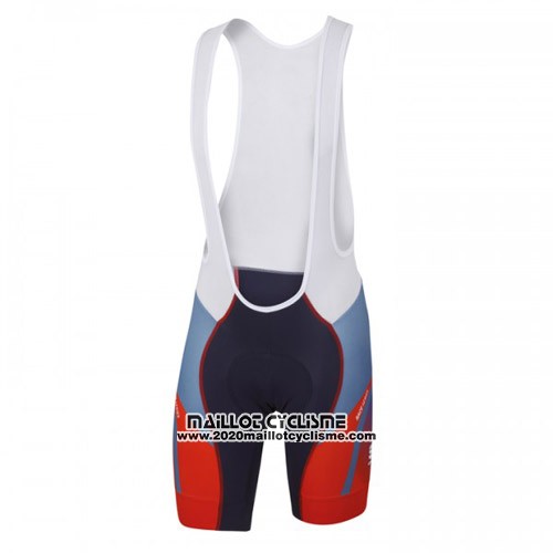 2016 Maillot Ciclismo Sportful Rouge et Bleu Manches Courtes et Cuissard