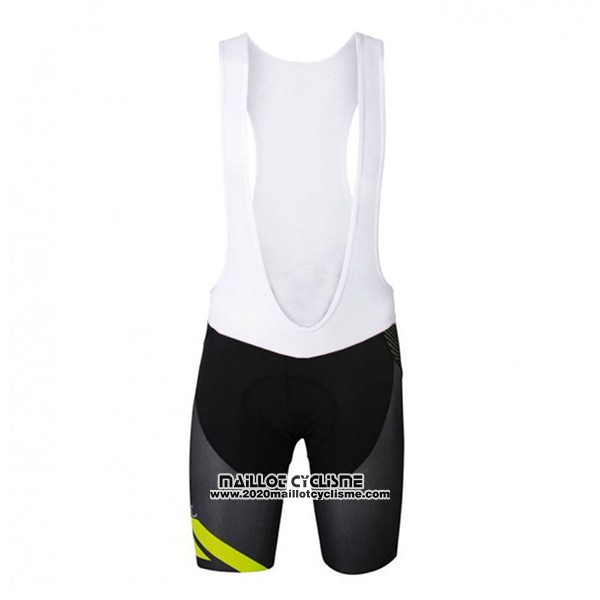 2017 Maillot Ciclismo Sportful Jaune et Noir Manches Courtes et Cuissard