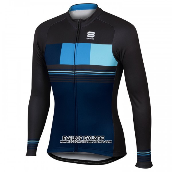 2017 Maillot Ciclismo Sportful Noir Manches Longues et Cuissard