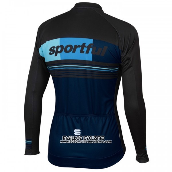 2017 Maillot Ciclismo Sportful Noir Manches Longues et Cuissard