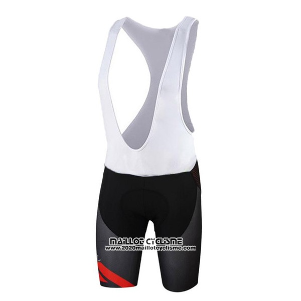 2017 Maillot Ciclismo Sportful Rouge et Noir Manches Courtes et Cuissard