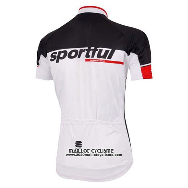 2017 Maillot Ciclismo Sportful SC Blanc Manches Courtes et Cuissard