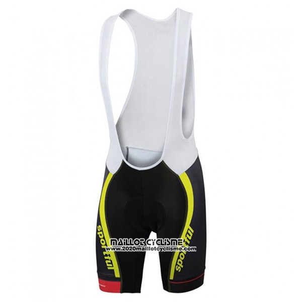 2017 Maillot Ciclismo Sportful SC Noir et Vert Manches Courtes et Cuissard