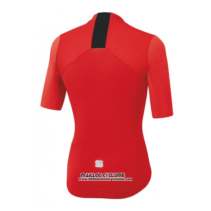 2020 Maillot Cyclisme Sportful Rouge Manches Courtes et Cuissard
