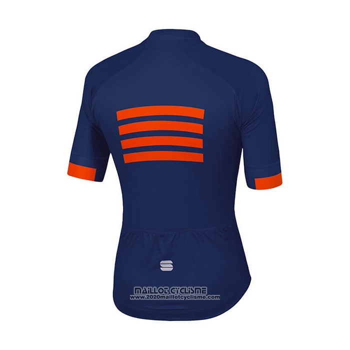 2021 Maillot Cyclisme Sportful Bleu Manches Courtes et Cuissard