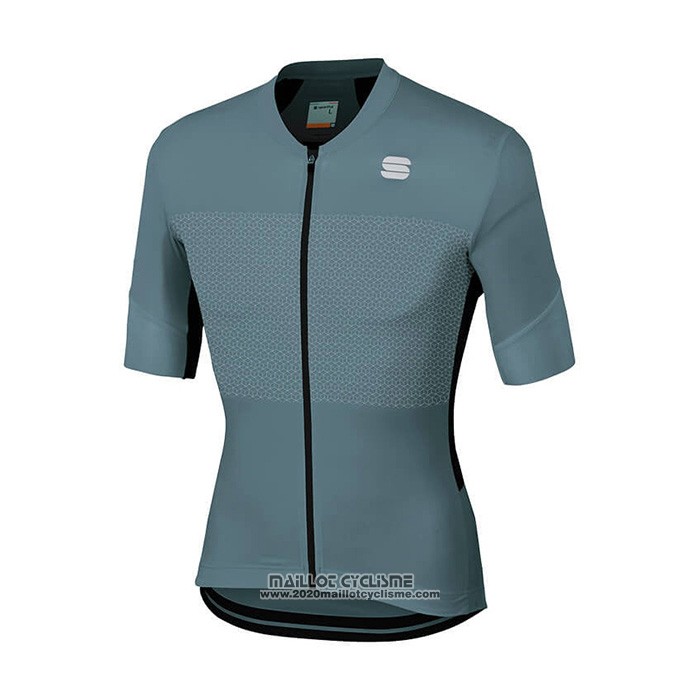 2021 Maillot Cyclisme Sportful Gris Manches Courtes et Cuissard