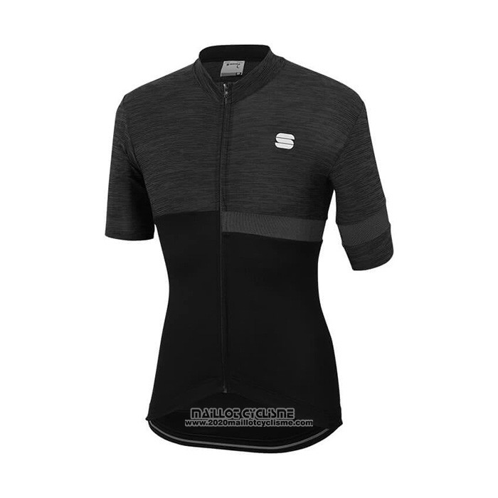 2021 Maillot Cyclisme Sportful Noir Manches Courtes et Cuissard
