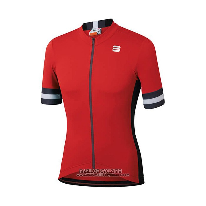 2021 Maillot Cyclisme Sportful Rouge Manches Courtes et Cuissard