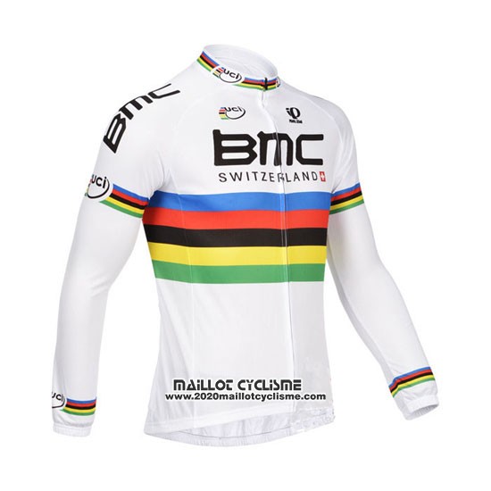 2013 Maillot Ciclismo UCI Mondo Champion BMC Manches Longues et Cuissard