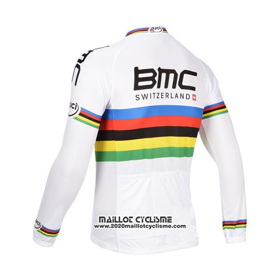 2013 Maillot Ciclismo UCI Mondo Champion BMC Manches Longues et Cuissard