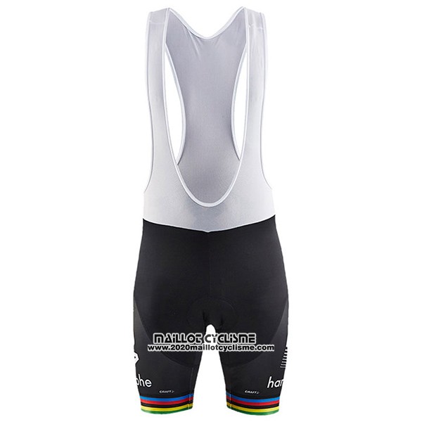 2017 Maillot Ciclismo UCI Mondo Champion Bora Blanc Manches Courtes et Cuissard
