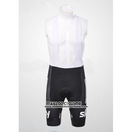 2012 Maillot Ciclismo Sky UCI Mondo Champion Rouge et Blanc Manches Courtes et Cuissard