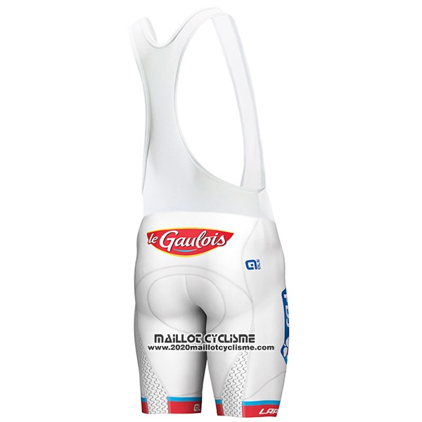 2017 Maillot Ciclismo UCI ALE Blanc et Rouge Manches Courtes et Cuissard
