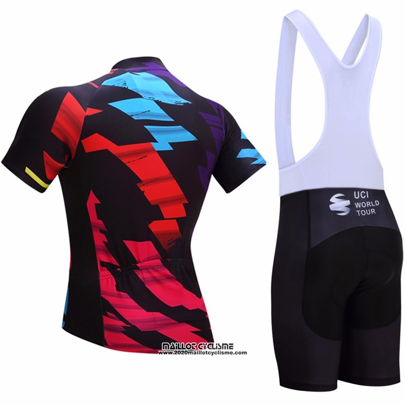 2017 Maillot Ciclismo UCI Mondo Champion Lider Noir Manches Courtes et Cuissard